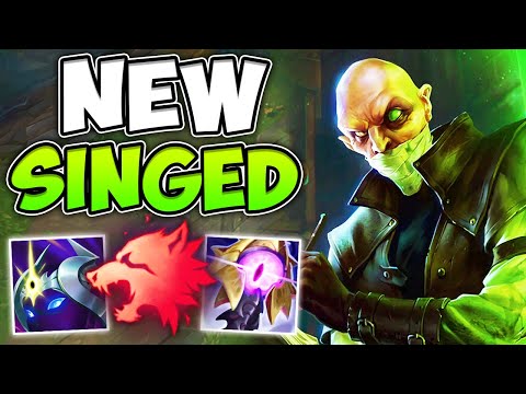 I TESTED A NEW SINGED BUILD AND IT'S ACTUALLY OP! (COSMIC TECH) - League of Legends