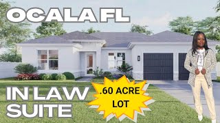 Stunning Home Situated on .60 Acre Lot- No HOA 4BD 3.5BA in Ocala FL 