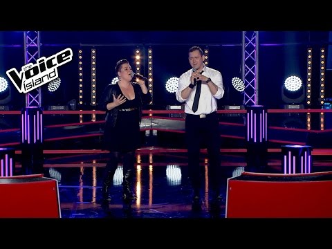 Hrafnhildur vs. Hjörtur - I Wanna Know What Love Is | The Voice Iceland 2015 | Battle