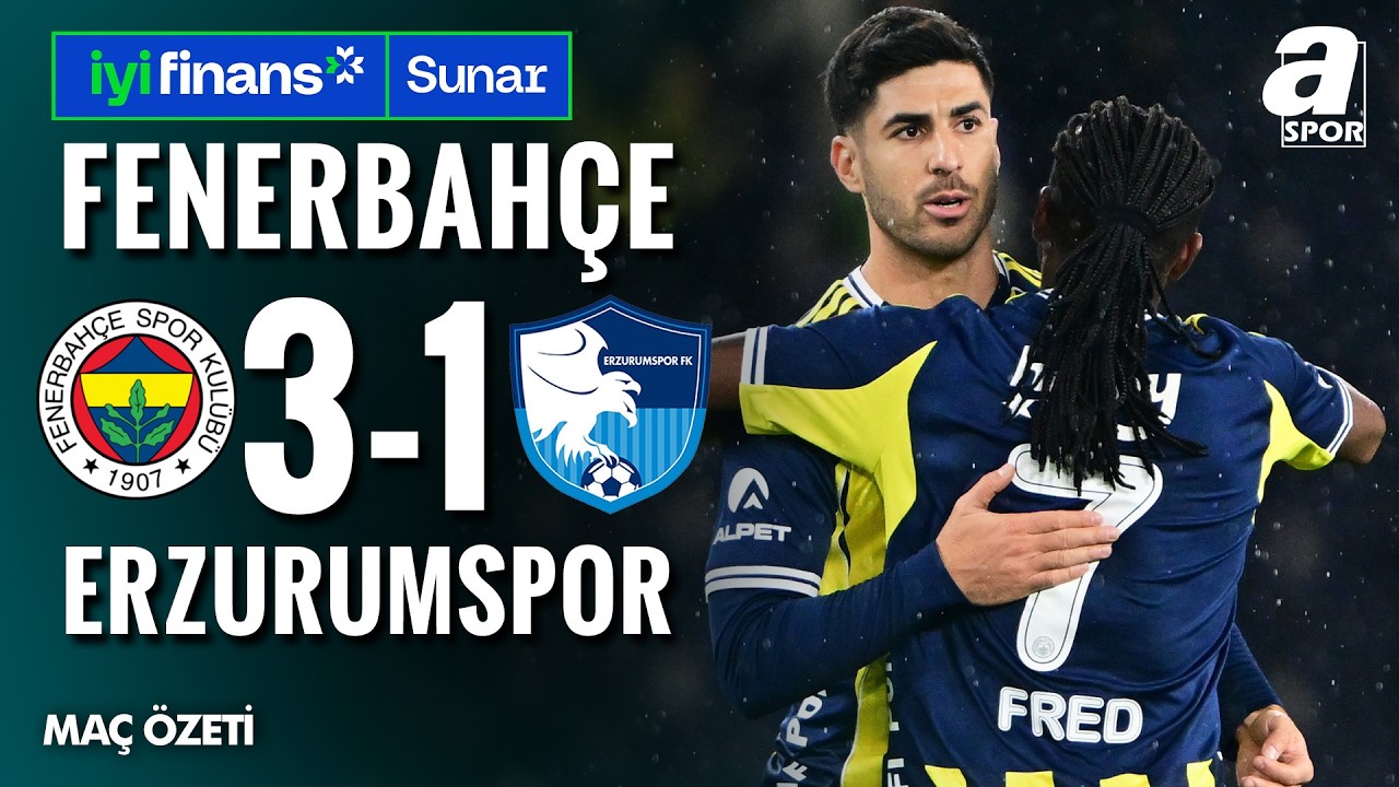 Fenerbahçe vs Erzurumspor FK Highlights