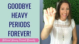 STOP Heavy Periods NOW  | How to Get Rid of Heavy Menstrual Cycle, Heavy Bleeding & Heavy Clotting