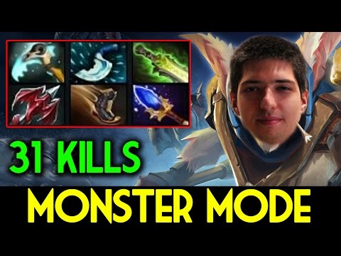 w33 [Meepo] Monster Mode 31 Kills Still Lose Dota2 7.04