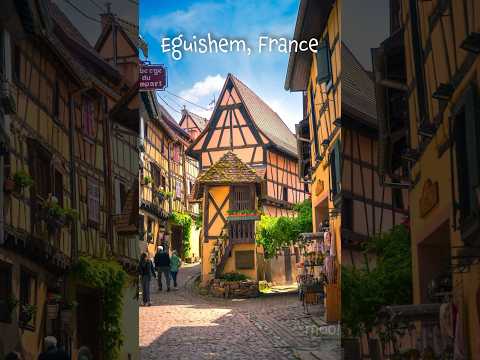 Eguishem, France. Belle's little quiet village?  #travel #alsace #frenchtravel