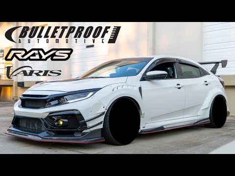 NEW WHEELS for the Varis Widebody Honda Civic FK8 Type-R