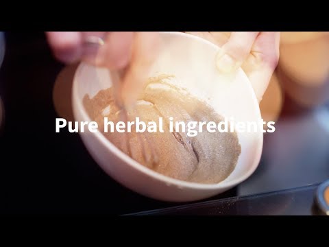 Augaliniai šviesių ar žilų plaukų dažai Medium Blond, Khadi, 100g video
