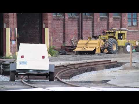 Abandoned railroad spur being restored - New Bedford, MA - Update 4