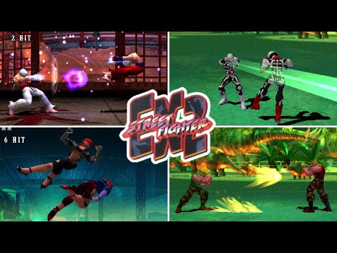 Street Fighter EX2 Arcade: All Super Combos (Including the Exclusives)