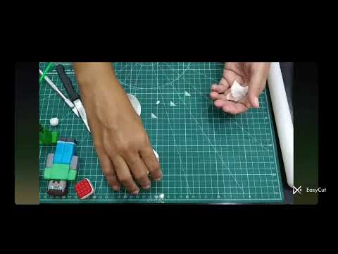 Minecraft Creeper Fondant Making | Tutorial | Cake Temptations #minecraft