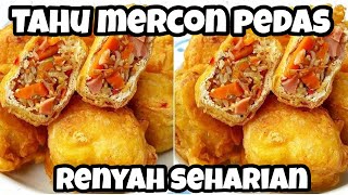 Download lagu Crispy Tofu Mercon all day long, not soft, crispy, selling idea for 1500, lots of profit, UMKM bu... mp3