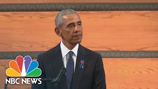 Obama Eulogizes John Lewis, ’Founding Father Of That Fuller, Fairer, Better America’ | NBC News