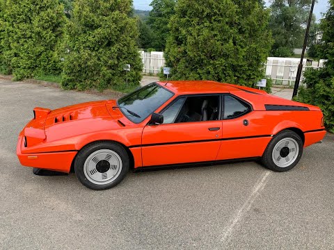 BMW E26 M1 Test drive, driving BMW M1