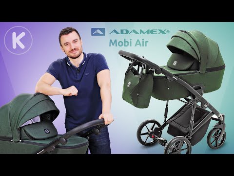 фото коляска adamex mobi air модульная 2 в 1 0
