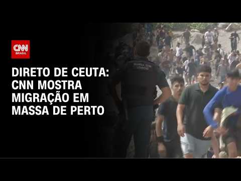CNN mostra de perto migração em massa em Ceuta; acompanhe | AGORA CNN