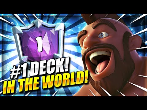 WORLD’S #1 HIGHEST RANKED DECK!! HOG RIDER Finishes #1 in Clash Royale!