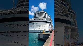 Norwegian AQUA preparing for departure in Tortola #Shorts