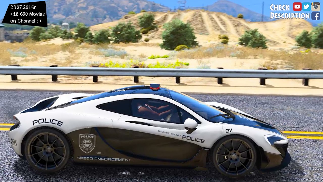 McLaren P1 Hot Pursuit Police GTA 5
