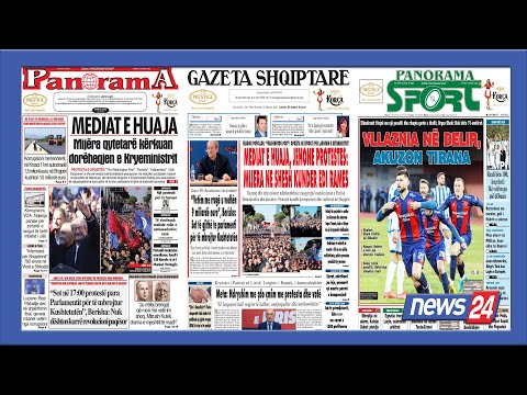 13 shkurt 2023 "Shtypi i dites" ne News24 - "Koha per t'u zgjuar" me Bashkim Hoxhen