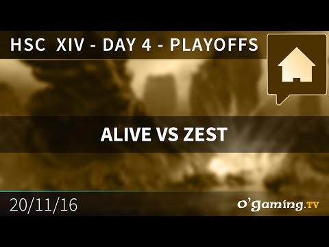 aLive vs Zest TvP - Day 4 Playoffs RO8 - HSC XIV - StarCraft II