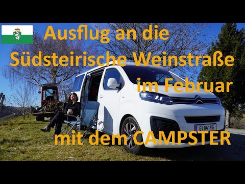 mit dem CAMPSTER an die Südsteirische Weinstrasse