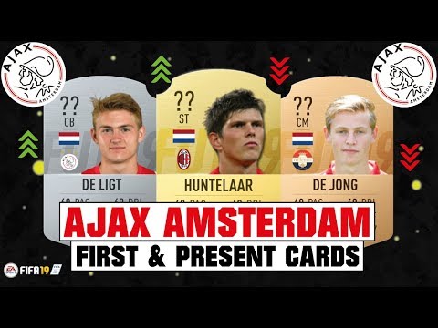 FIFA 19 | AJAX AMSTERDAM FIRST AND PRESENT CARDS 🧐💯| FT. HUNTELAAR, DE LIGT, DE JONG... etc