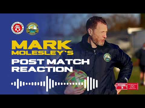 Mark Molesley’s Reaction - Poole Town 1 - 1 Gosport Borough
