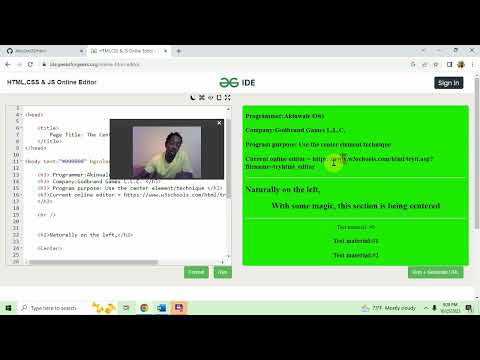 YouTube video