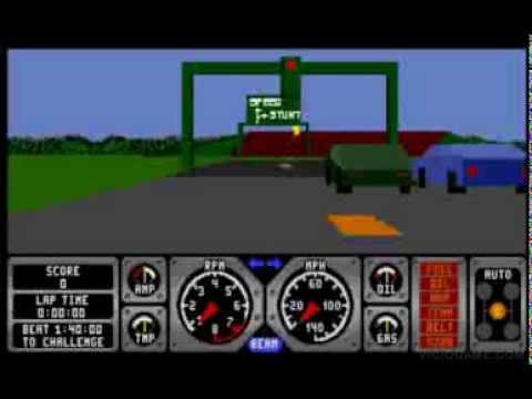 Hard Drivin' Megadrive