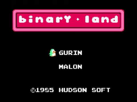 binary land nes music