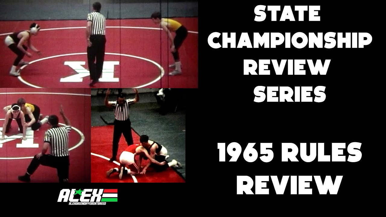 State Wrestling Championship Rules Review from 1965