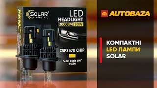 Solar H4 12/24V 30W 3000Lm 6500K CSP3570 8404S2 - відео 2