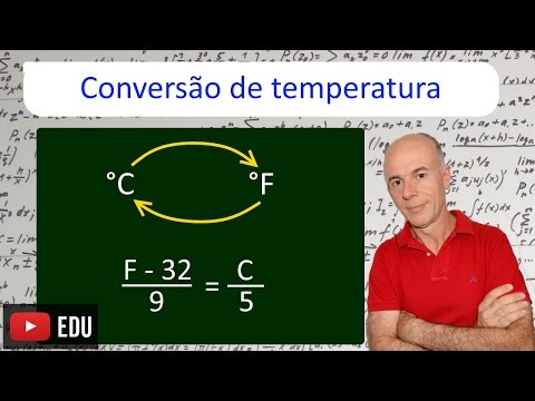Conversão Temperatura de Fahrenheit para Celsius e Celsius para Fahrenheit