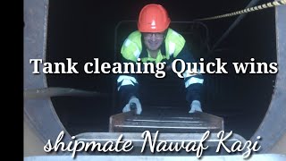 Secrets of quick and effective tank cleaning on oil tanker