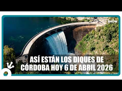 Estado de los diques en Córdoba hoy: alerta por crecidas tras las intensas lluvias
