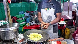 Surat Famous Cheese Omlet Double Dhamaka | Road Side Delicious Egg Dishes | Indian Street Food