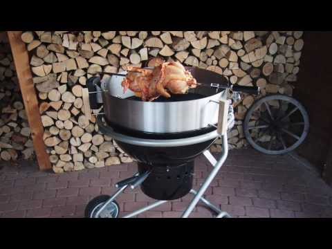 Moesta Rotisserie für den Smokin' PizzaRing (Pizzaring, Drehspiess, Kugelgrill)