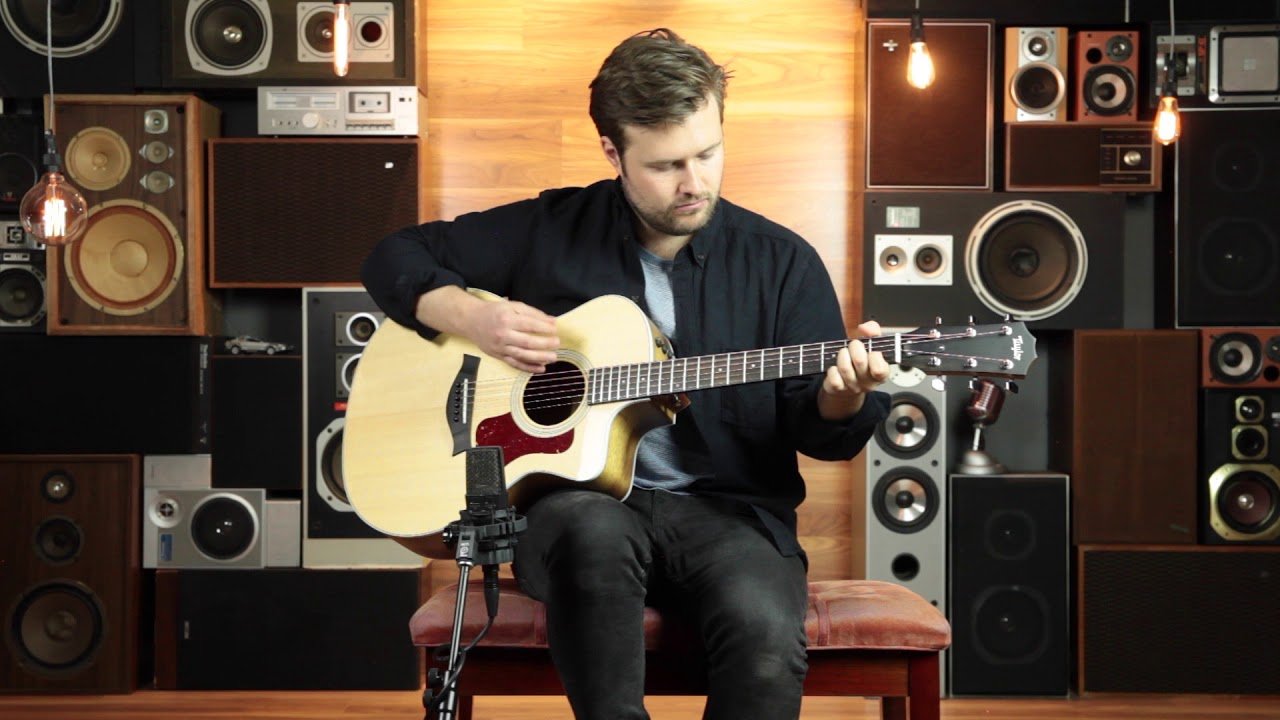 Taylor 214CE Acoustic Electric Guitar w/Hard Bag - Spruce/Walnut