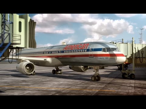 American Airlines Flight 77 - Crash Animation