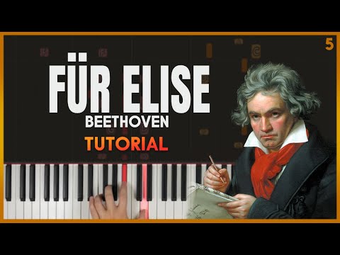 Fur Elise by Beethoven | Piano Tutorial (Part 1) Slow, Detailed