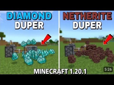 Insane Diamond Duper for MCPE/Xbox/PS5 update 1.20!