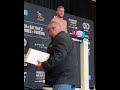 156 for Justin Gaethje at the UFC 291 weigh-ins ? #shorts