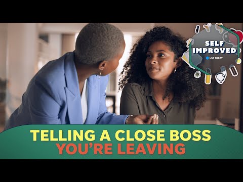 How to tell a boss you like that you're quitting your job | SELF IMPROVED