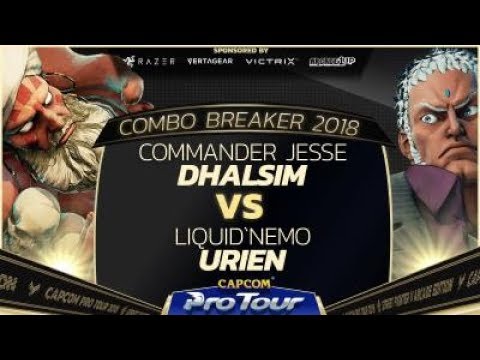 Commander Jesse (Dhalsim) vs. Liquid'Nemo (Urien) - Combo Breaker 2018 Pools - SFV - CPT 2018