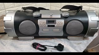JVC Boombox RV NB20B MP3 Compatible Powered Woofer CD System