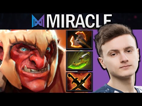 Troll Warlord Dota 2 7.33 Miracle with 18 Kills - Battlefury