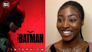 The Batman - Jayme Lawson on her role alongside Robert Pattinson video