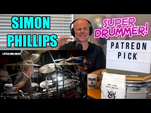 Drum Teacher Reacts: SIMON PHILLIPS - PROTOCOL 4 - PENTANGLE - Live Session LITTLE BIG BEAT STUDIOS