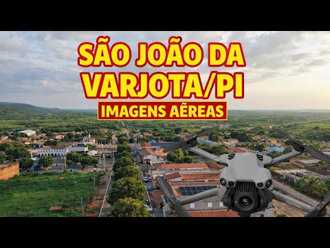 IMAGENS AÉREAS: SÃO JOÃO DA VARJOTA, INTERIOR DO PIAUÍ, FESTA DE EMANCIPAÇÃO POLÍTICA 2026.