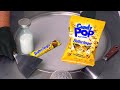 ASMR Butterfinger Candy Pop How To Make Chocolate Peanut Butter Popcorn To Ice Cream Rolls