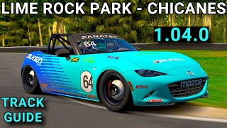 Guide de piste Lime Rock Park - Chicanes Mazda MX5 iRacing