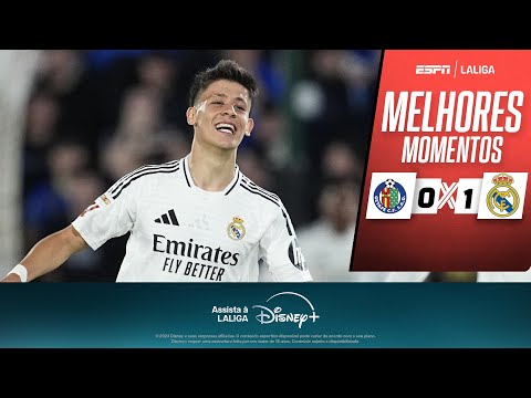 Gols e lances de Getafe x Real Madrid